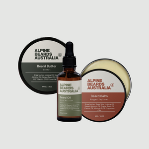 50ml Beard Oil + Beard Balm + Beard Butter Bundle - Alpine Beards Australia