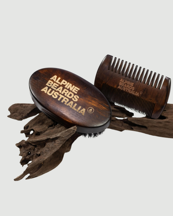 Beard Brush & Comb Bundle - Alpine Beards Australia