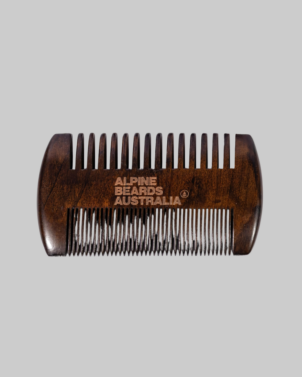 Double Sided Beard Comb – Alpine Beards Australia
