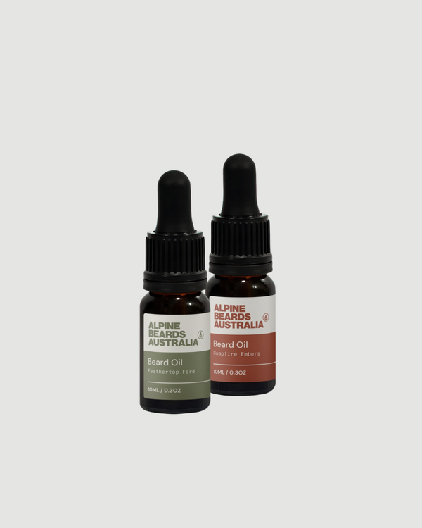 2 x 10ml Beard Oil Bundle - Alpine Beards Australia