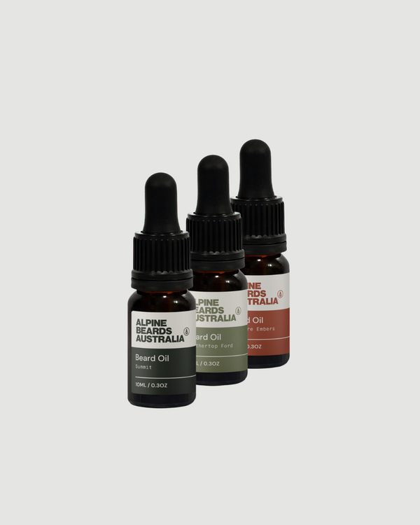 3 x 10ml Beard Oil Bundle - Alpine Beards Australia