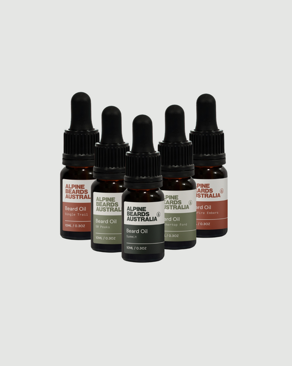 5 x 10ml Beard Oil Bundle - Alpine Beards Australia