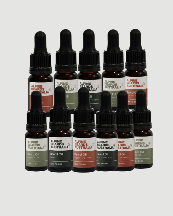 Great Dividing Range - 11 scents, 10ml Beard Oil Bundle - Alpine Beards Australia