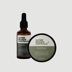 50ml Beard Oil + Beard Butter Bundle - Alpine Beards Australia