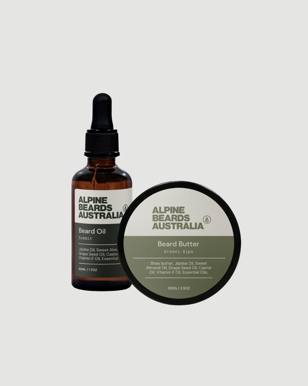 50ml Beard Oil + Beard Butter Bundle - Alpine Beards Australia