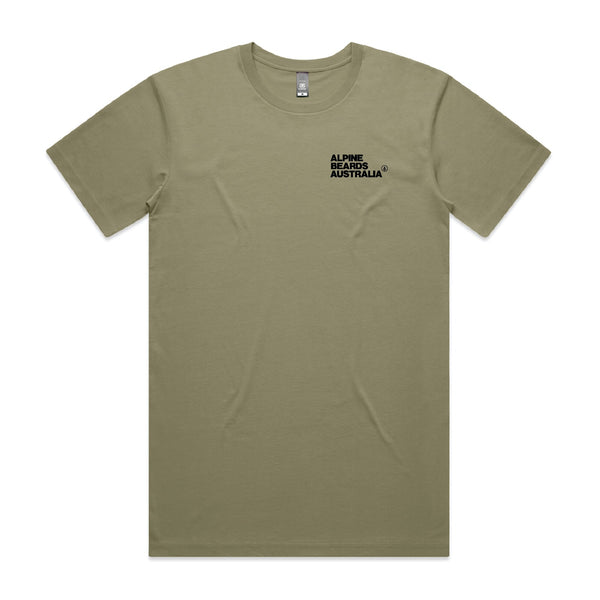 Alpine Beards Australia Original Tee - Eucalyptus