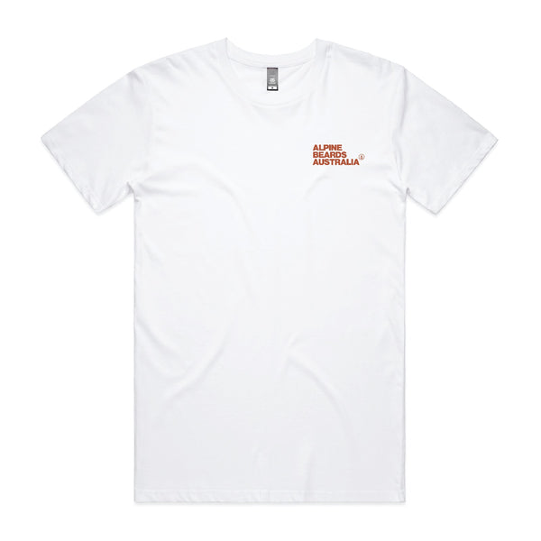 Alpine Beards Australia Original Tee - White